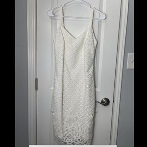 Black House White Market Lace Crochet Dress